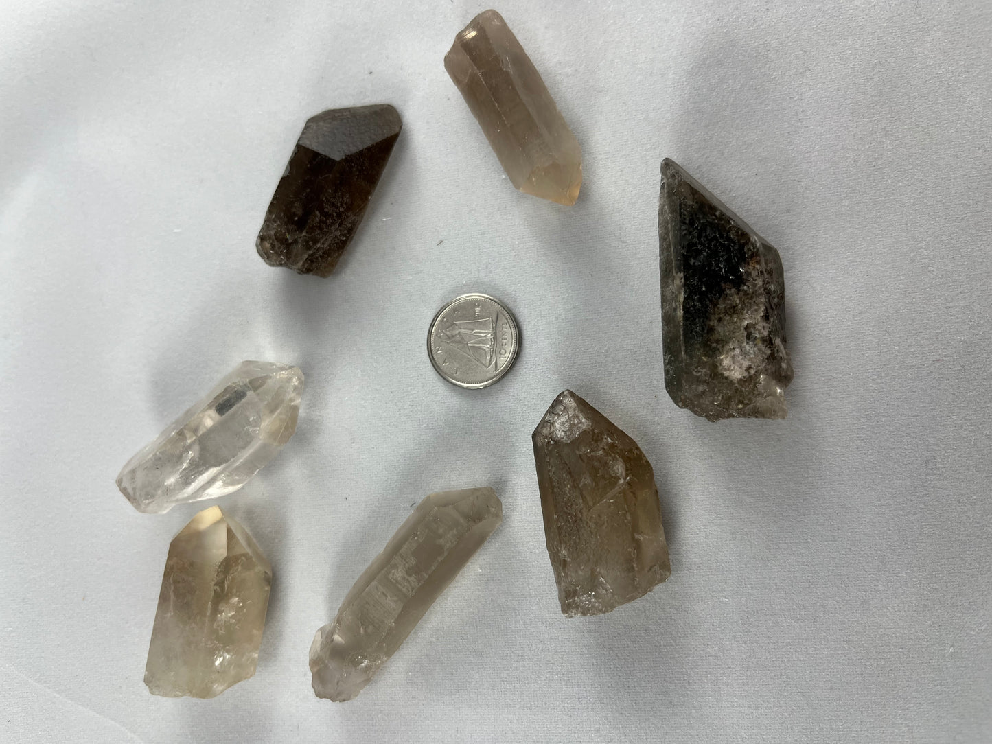 Smoky Quartz points