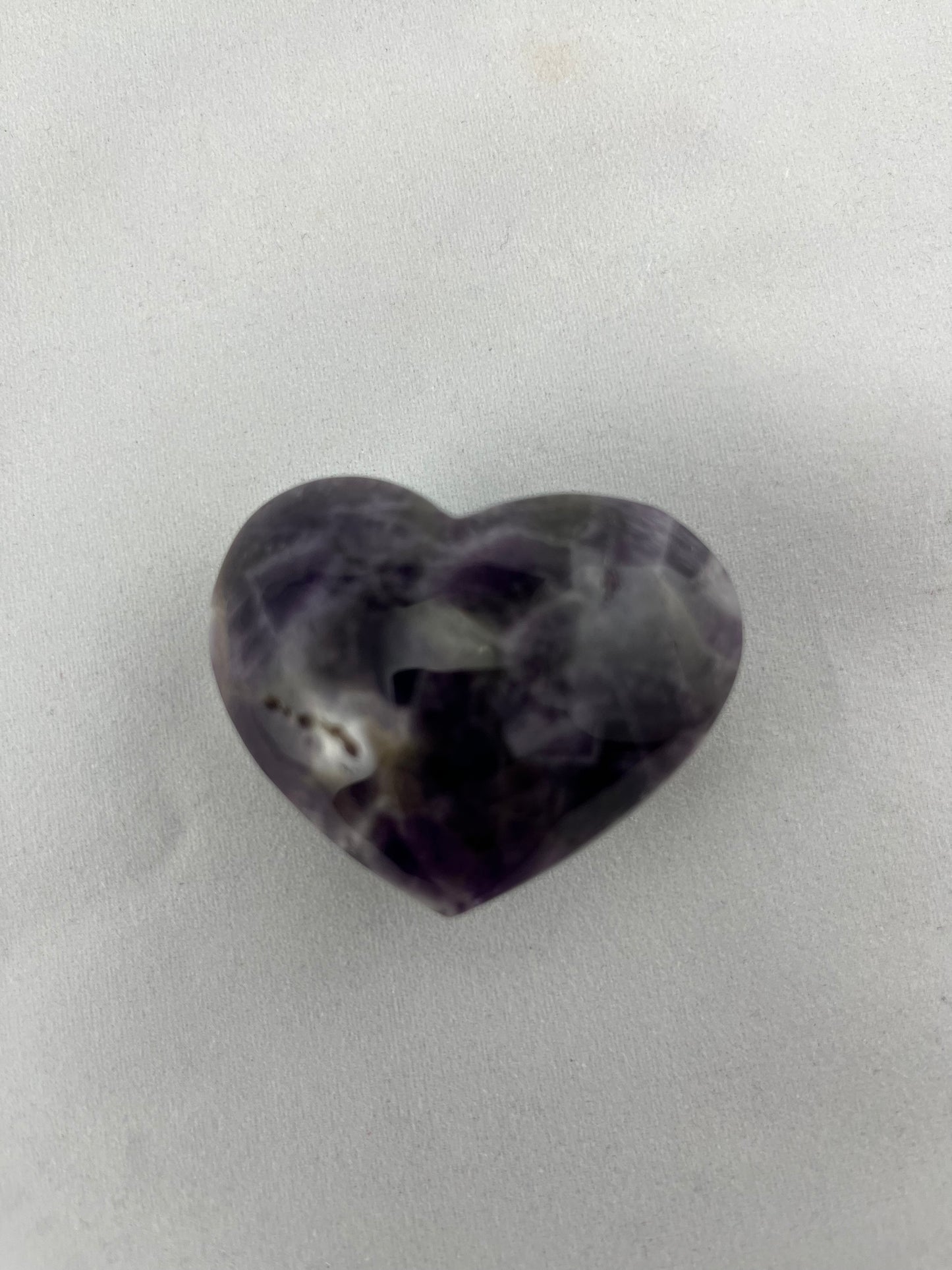 Amethyst Puffy Heart