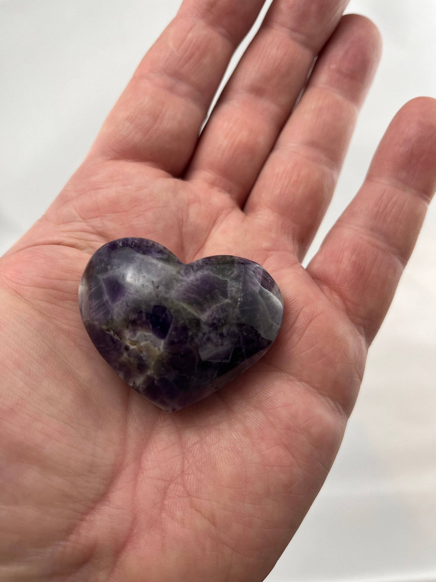 Amethyst Puffy Heart