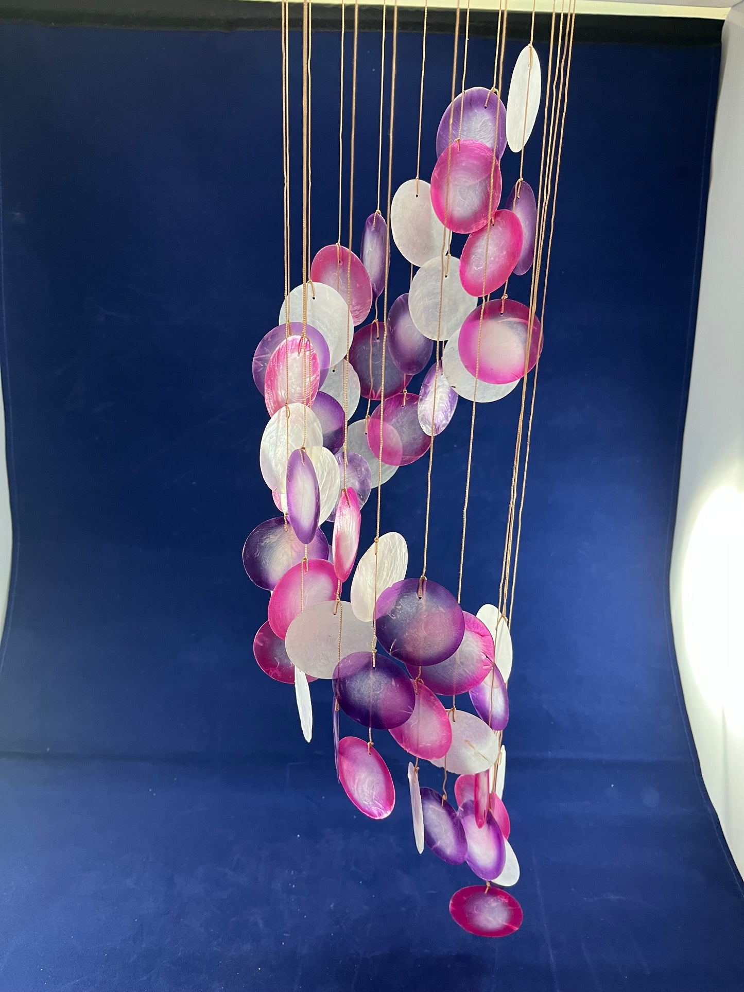 Spiral Shell Chimes - Purple / Pink