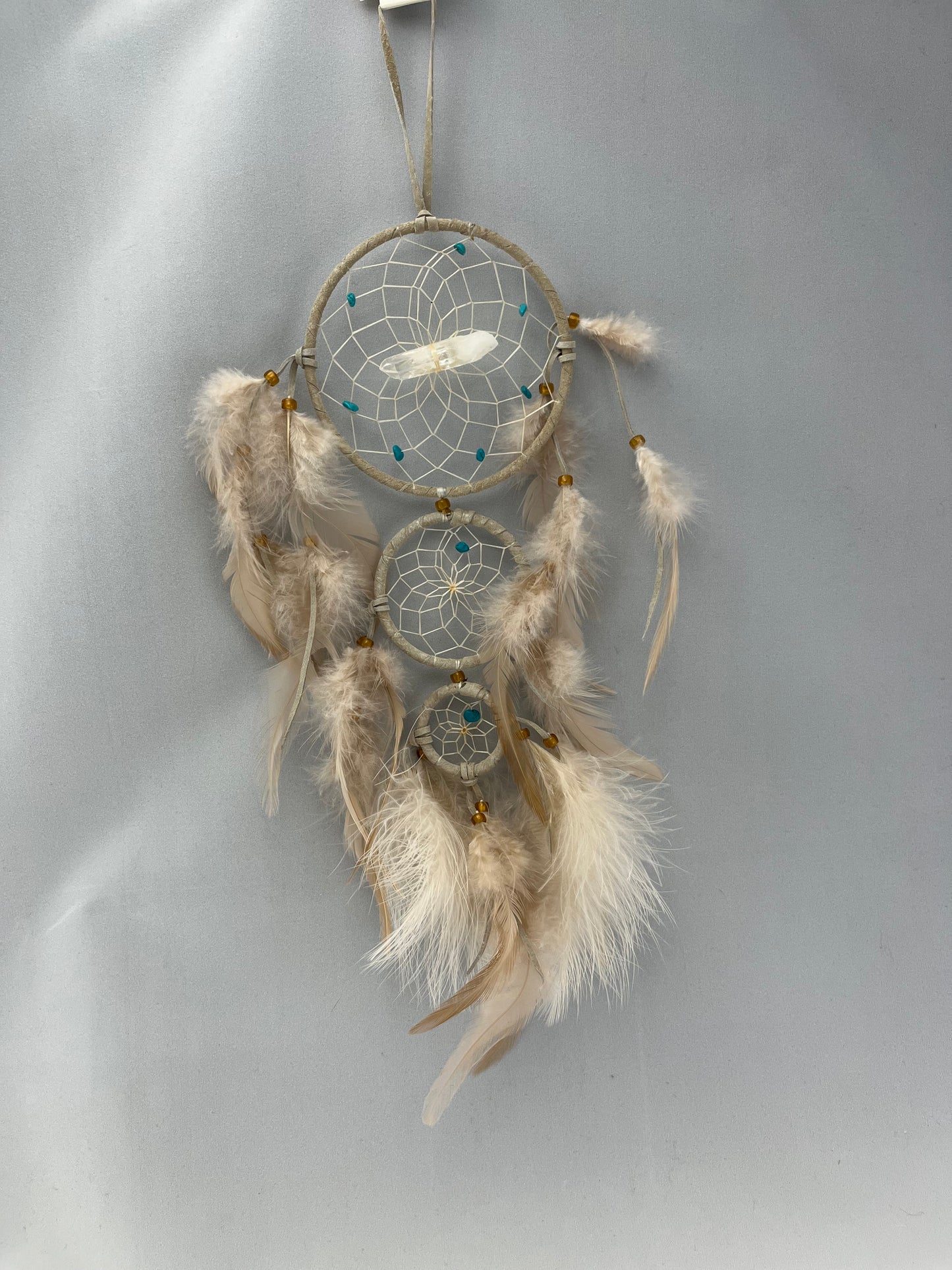 TAN 4" Dream Catcher