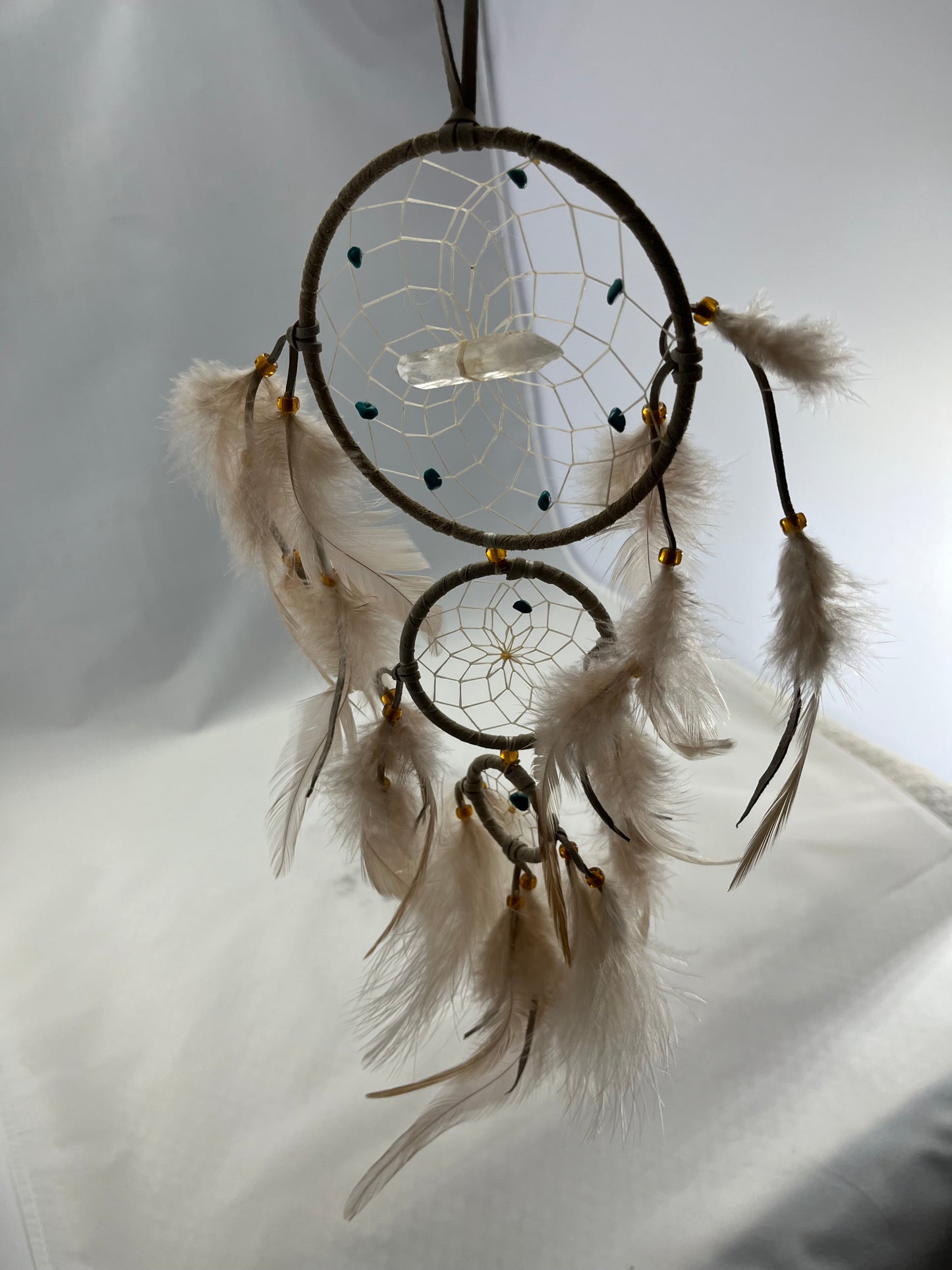 TAN 4" Dream Catcher