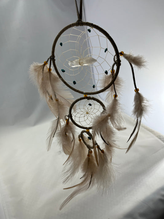 TAN 4" Dream Catcher