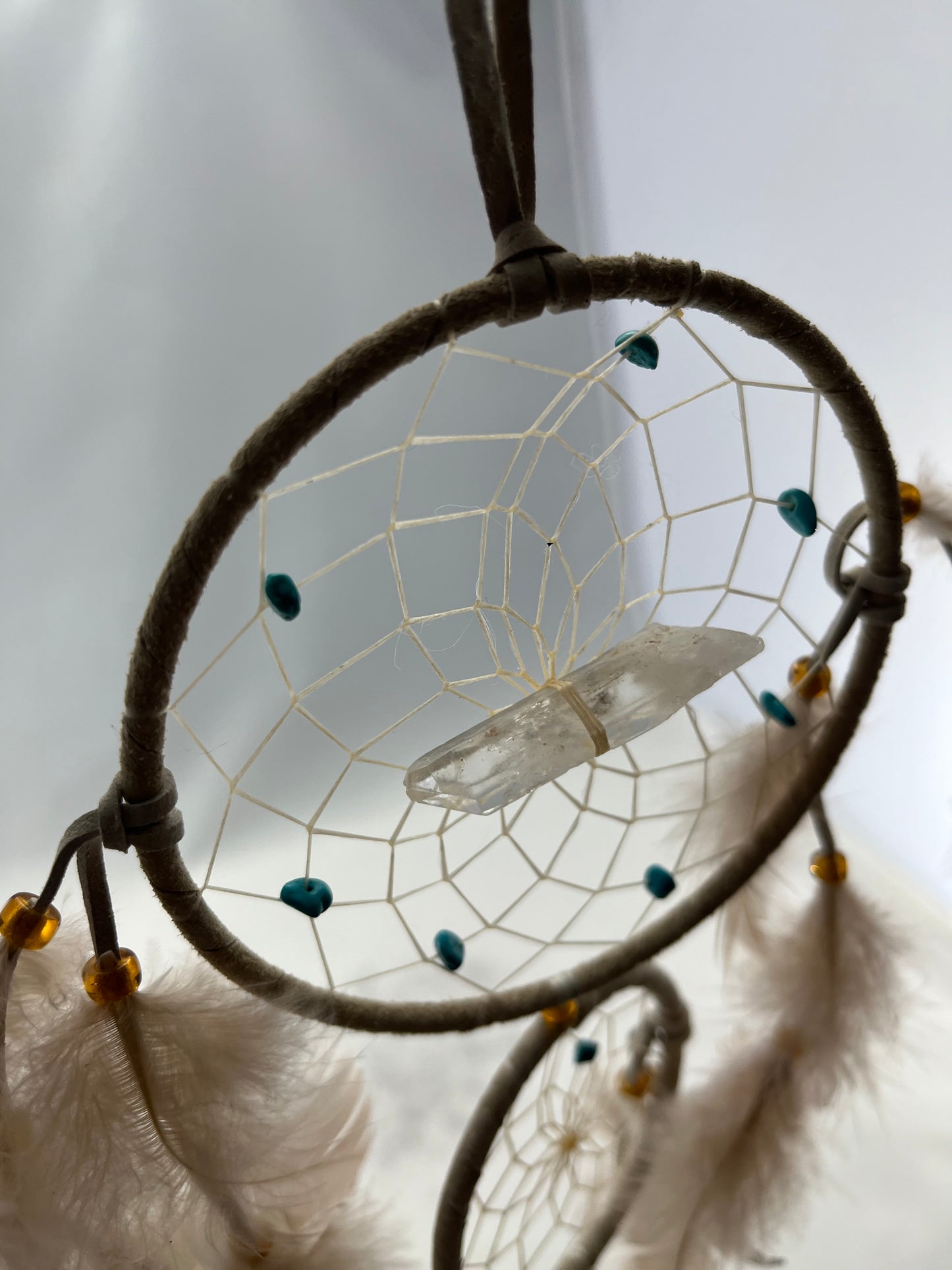 TAN 4" Dream Catcher