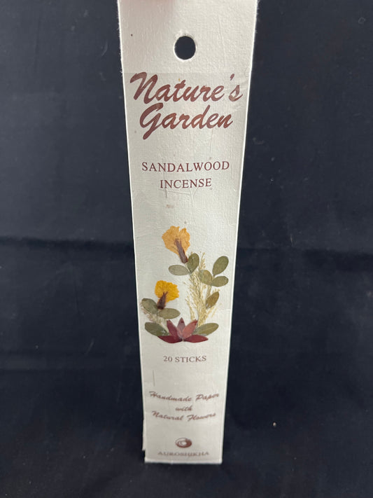 Nature's Garden Sandalwood Incense