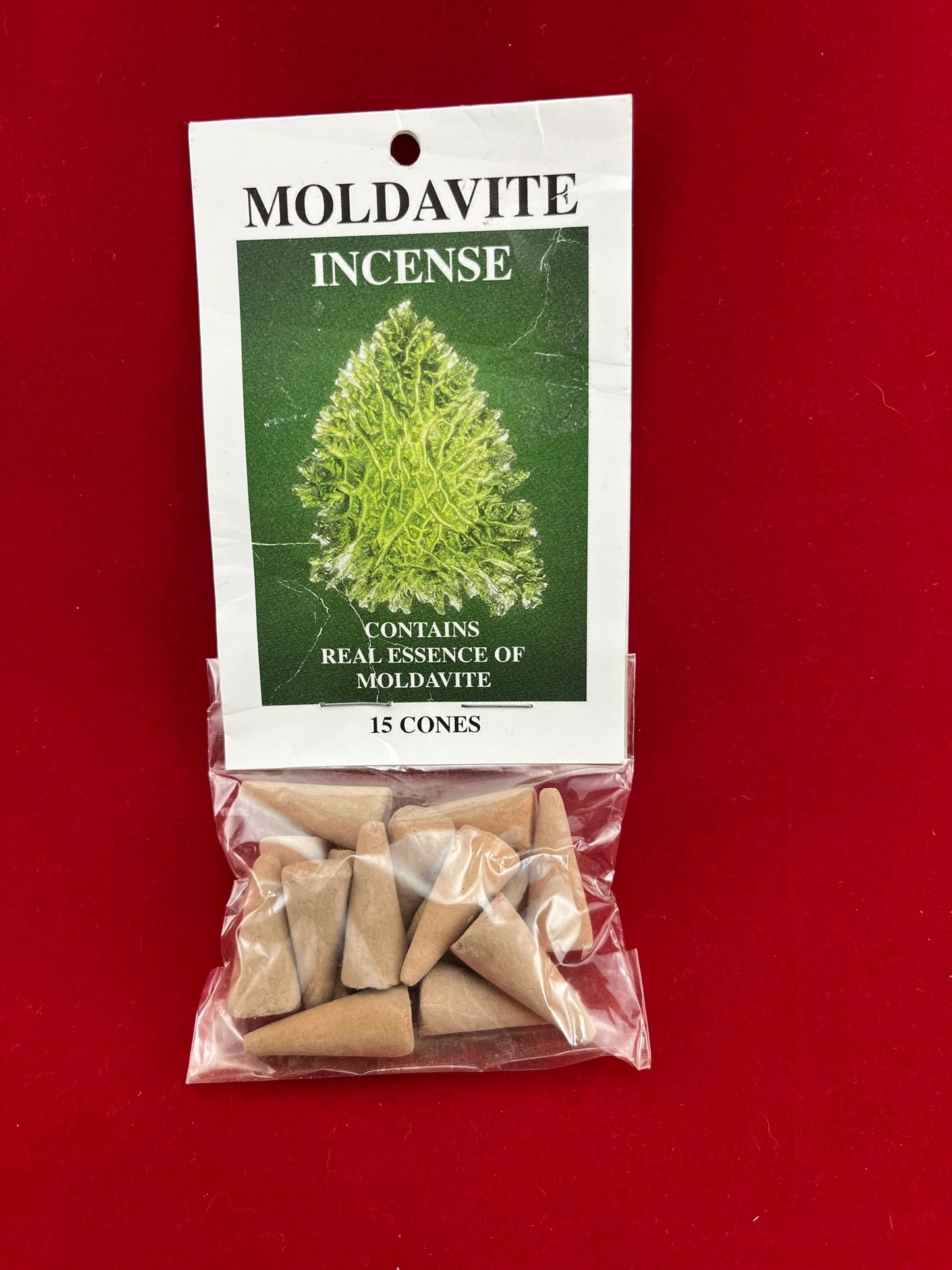 Moldavite Cone Incense