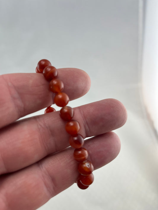 Carnelian Bead Bracelet