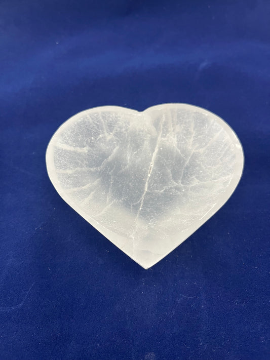 Selenite Heart Bowl