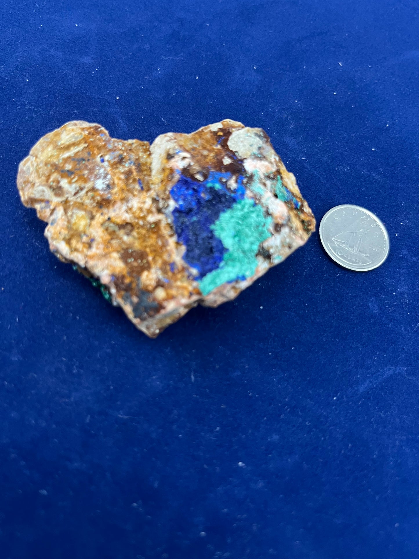 Azurite-Malachite Specimen