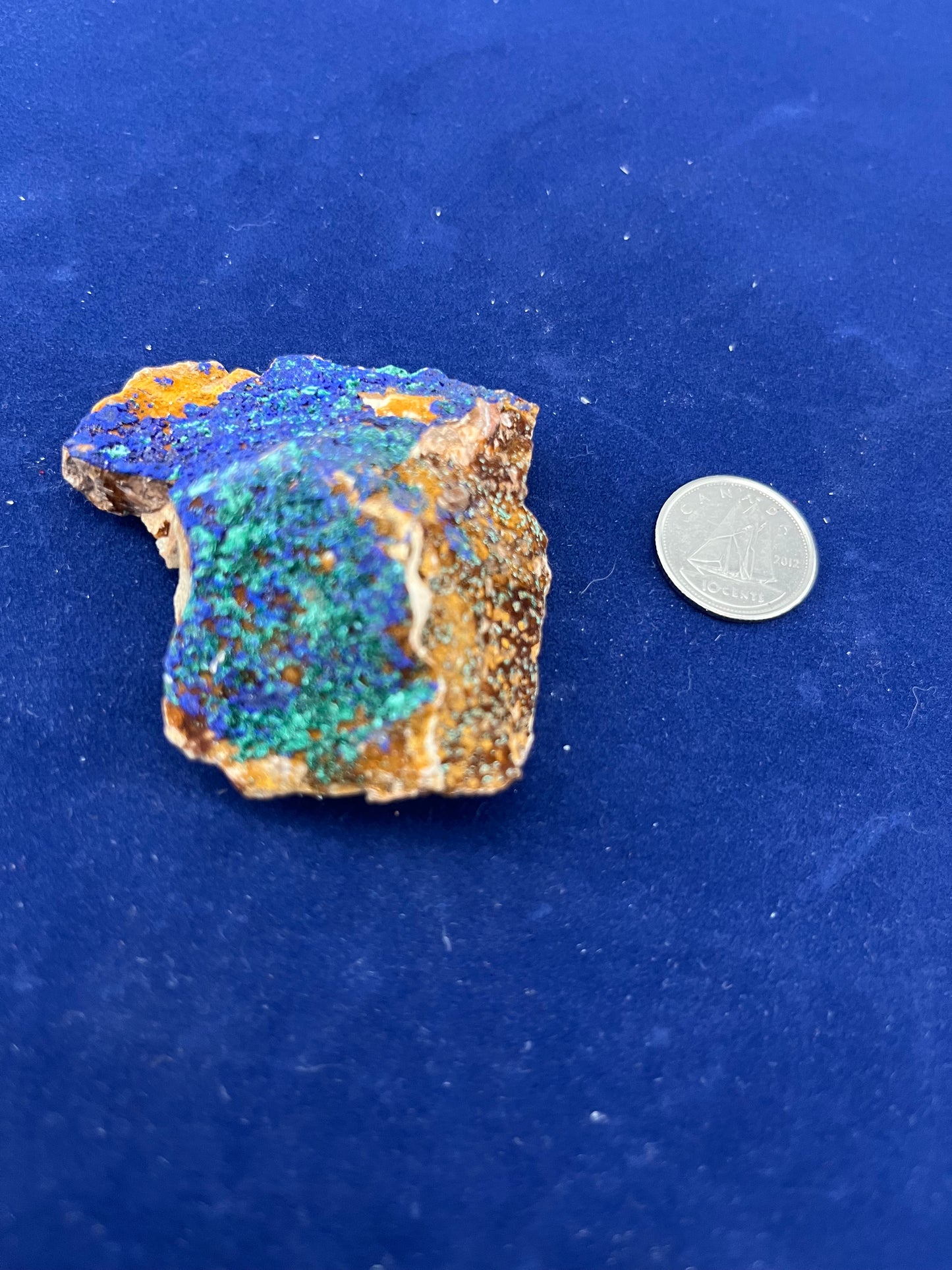 Azurite-Malachite Specimen