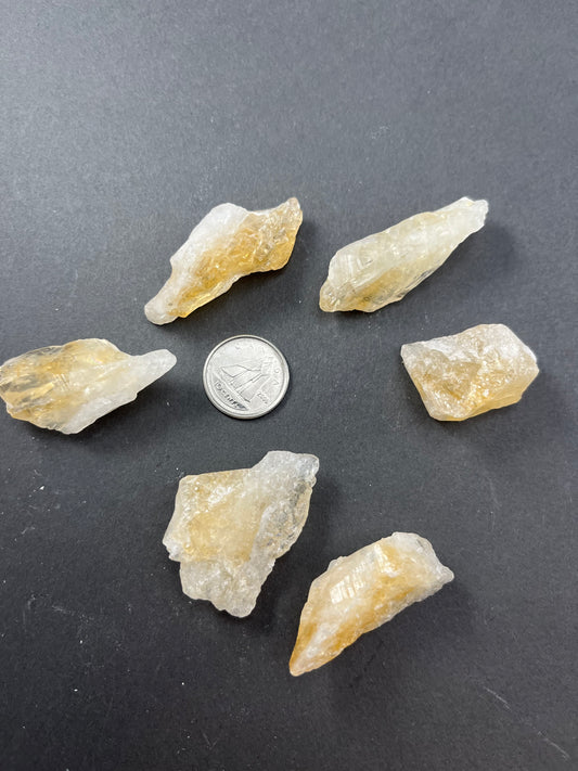 Citrine Points Lg