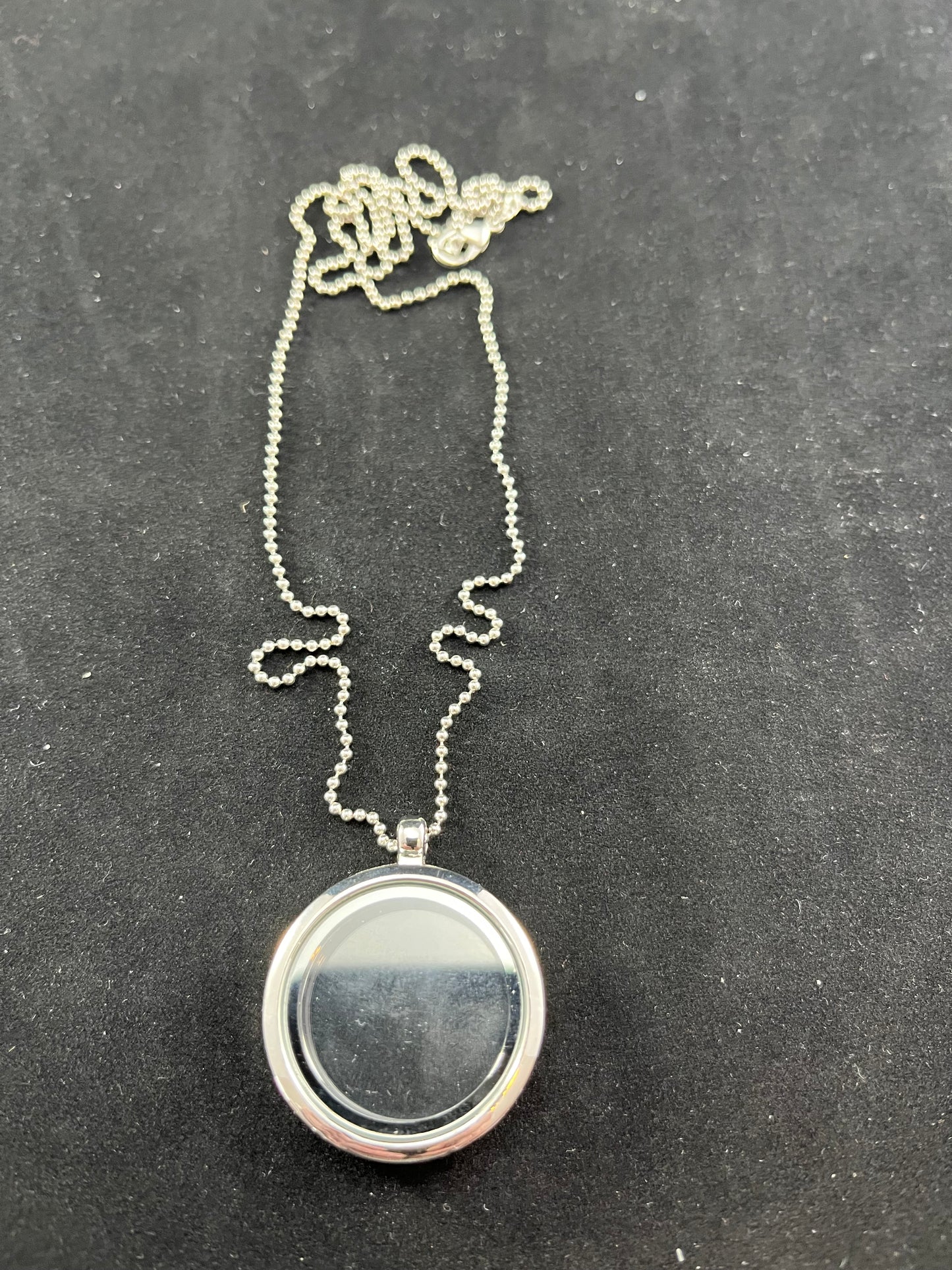 Glass Locket and Chain