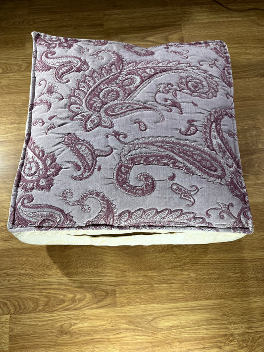 Purple Pasley Meditation Cushion