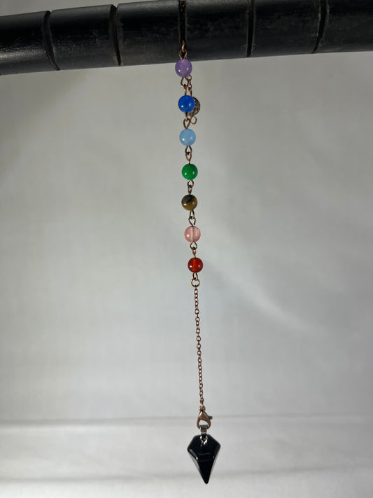 Chakra Pendulum with Tourmaline